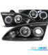 FAROS PARA FORD FOCUS 04-08 OJOS ANGEL FONDO NEGRO