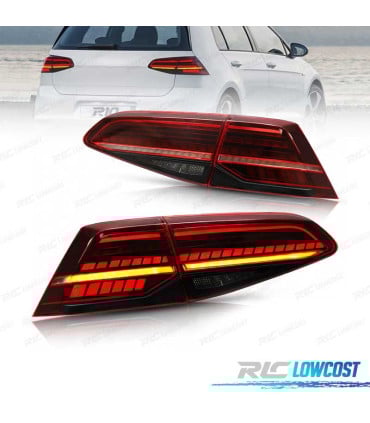 PILOTOS VOLKSWAGEN VW GOLF 7 7.5 12-20 LOOK 7.5 INTERMITENTE LED DINAMICO