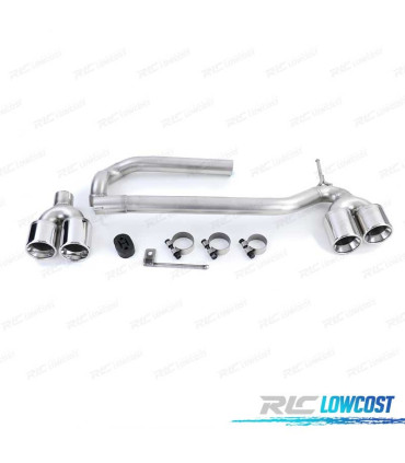 KIT ESCAPE CON COLAS BMW F10 F11 F12 F13 10-18 LOOK M PERFORMANCE DOBLE