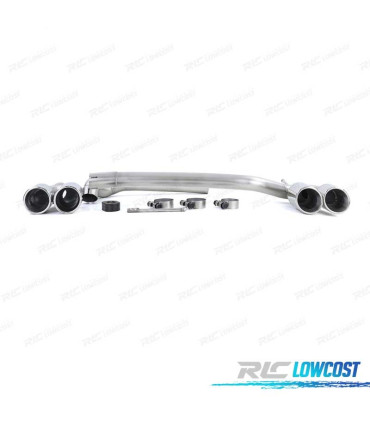 KIT ESCAPE CON COLAS BMW F10 F11 F12 F13 10-18 LOOK M PERFORMANCE DOBLE