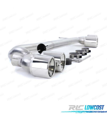 KIT ESCAPE CON COLAS BMW F10 F11 F12 F13 10-18 LOOK M PERFORMANCE DOBLE