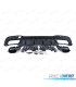 DIFUSOR MERCEDES GLE W166 15-19 LOOK AMG GLE63 NEGRO BRILLO + COLAS ESCAPE NEGRO