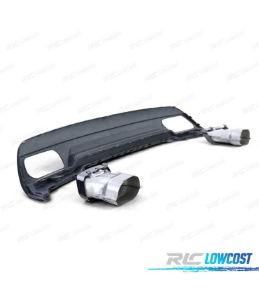 DIFUSOR MERCEDES CLASE A W176 12-15 LOOK AMG + COLAS ESCAPE