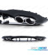 DIFUSOR MERCEDES CLASE A W177 18- LOOK AMG A45 NEGRO BRILLO + COLAS ESCAPE
