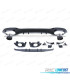 DIFUSOR MERCEDES CLASE A W177 18- LOOK AMG NEGRO BRILLO + COLAS ESCAPE