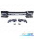 DIFUSOR MERCEDES GLS X166 15-19 LOOK AMG NEGRO MATE + COLAS ESCAPE
