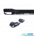 DIFUSOR MERCEDES GLS X166 15-19 LOOK AMG NEGRO MATE + COLAS ESCAPE