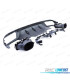 DIFUSOR MERCEDES CLASE E W213 SEDAN 16-20 LOOK AMG E63 + COLAS ESCAPE