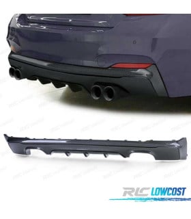 DIFUSOR BMW F22 F23 13- CARBONO SALIDA DOBLE LOOK M PERFORMANCE