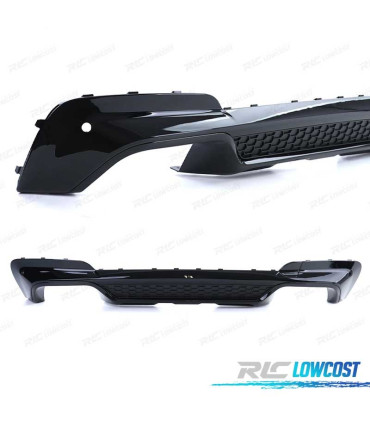 DIFUSOR BMW X3 G01 LOOK M PERFORMANCE NEGRO BRILLO + COLAS ESCAPE
