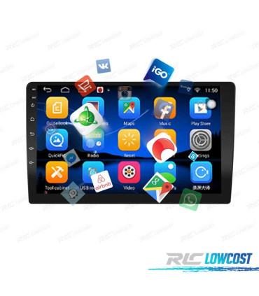 RADIO 9" GPS ANDROID 13 QUAD CORE 64GB ROM