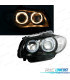 FAROS BMW E81 E87 E82 E88 04-11 OJOS ANGEL FONDO NEGRO