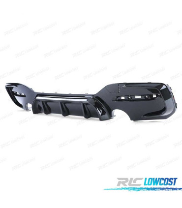 DIFUSOR BMW F20 F21 LCI 15-19 LOOK M PERFORMANCE NEGRO BRILLO