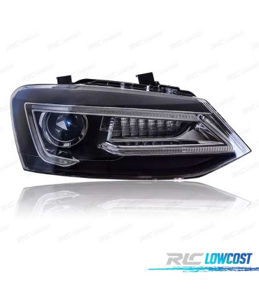 FAROS VOLKSWAGEN VW POLO 6R 09-17 LED LIGHT BAR DEVIL EYES