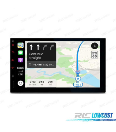 RADIO GPS ANDROID 9 UNIVERSAL 7" 2 DIN PANTALLA TÁCTIL