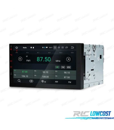 RADIO GPS ANDROID 9 UNIVERSAL 7" 2 DIN PANTALLA TÁCTIL