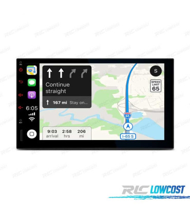RADIO GPS ANDROID 9 7" NAVEGADOR 2DIN MULTIMEDIA