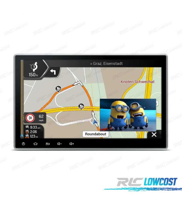 RADIO GPS ANDROID 13 NAVEGADOR 10.1" OCTA-CORE 2DIN MULTIMEDIA DVD