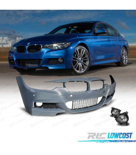 PARAGOLPES DELANTERO BMW F30 F31 LOOK M + FAROS ANTINIEBLA