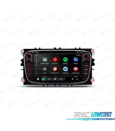 RADIO GPS ANDROID 11 PARA FORD 08-11 NEGRO