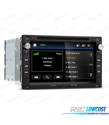RADIO GPS ANDROID 10 PARA SEAT SKODA VOLKSWAGEN VW USB GPS TACTIL HD