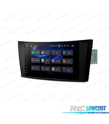 RADIO GPS ANDROID 12 PARA MERCEDES W211 W219 CLS