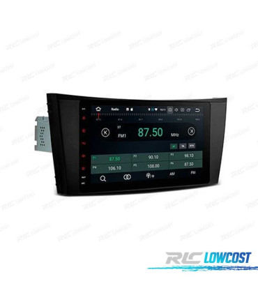 RADIO GPS ANDROID 12 PARA MERCEDES W211 W219 CLS