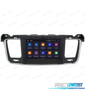 RADIO GPS ANDROID 10 PARA PEUGEOT 508 11–15