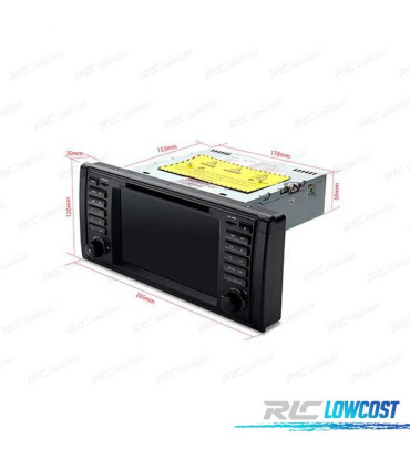 RADIO GPS ANDROID 10 BMW SERIE 5 SERIE 7 HEXA-CORE MULTIMEDIA DVD HDMI