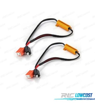 CANCELADORES DE FALLO, RESISTENCIAS ANTIFALLO CANBUS H7