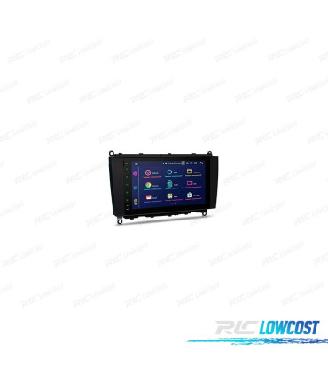 RADIO GPS ANDROID 11 PARA MERCEDES CLK A209 C209 02-09