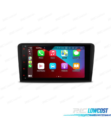 RADIO GPS ANDROID 12 6GB AUDI A3 S3 RS3 03-12