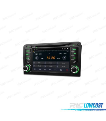 RADIO GPS ANDROID 12 PARA AUDI A3 8P 8PA S3 RS3 03-12