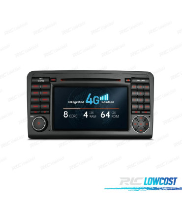 RADIO GPS ANDROID 12 CLASE ML W164 GL X164 PARA MERCEDES 05-12