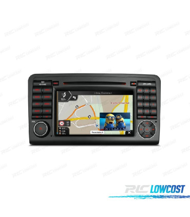 RADIO GPS ANDROID 12 CLASE ML W164 GL X164 PARA MERCEDES 05-12