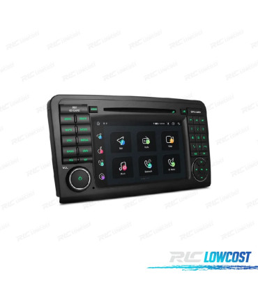 RADIO GPS ANDROID 12 CLASE ML W164 GL X164 PARA MERCEDES 05-12