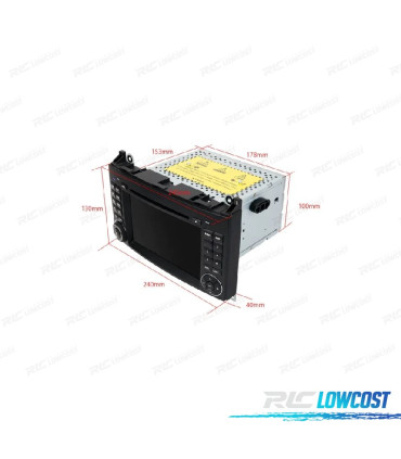 RADIO GPS ANDROID 11 PARA MERCEDES VITO VIANO SPRINTER