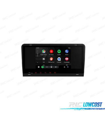 RADIO GPS ANDROID 12 AUDI A3 S3 RS3 03-12