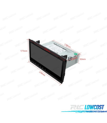 RADIO GPS ANDROID 12 AUDI A4 S4 RS4 SEAT EXEO 00-08