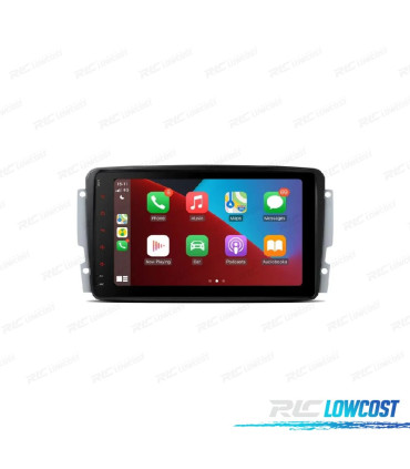 RADIO GPS ANDROID 13 PARA MERCEDES CLASE A C CLK G VITO VIANO