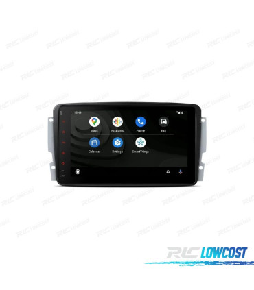 RADIO GPS ANDROID 13 PARA MERCEDES CLASE A C CLK G VITO VIANO