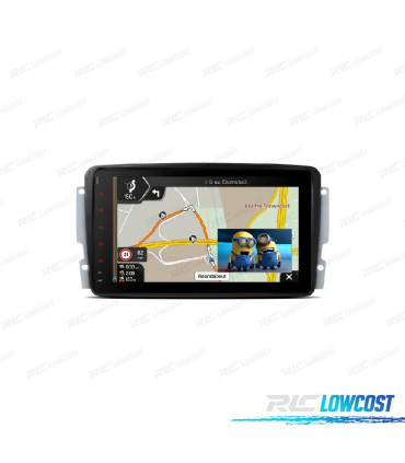 RADIO GPS ANDROID 13 PARA MERCEDES CLASE A C CLK G VITO VIANO