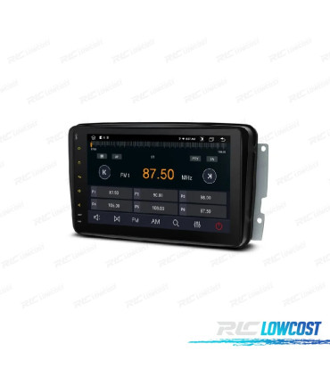 RADIO GPS ANDROID 13 PARA MERCEDES CLASE A C CLK G VITO VIANO