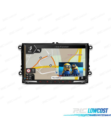 RADIO GPS ANDROID 14 PARA VOLKSWAGEN VW SEAT SKODA