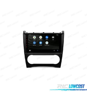 RADIO GPS ANDROID 13 PARA MERCEDES CLASE C W203 CLK W209 G W463 04-08