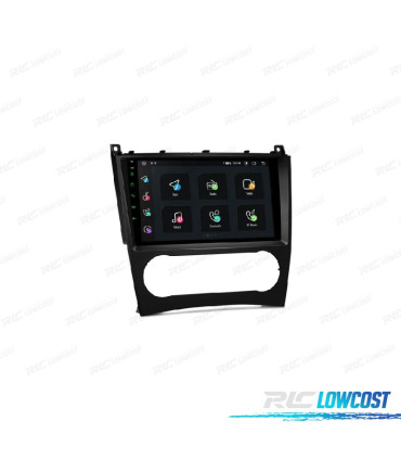 RADIO GPS ANDROID 13 PARA MERCEDES CLASE C W203 CLK W209 G W463 04-08