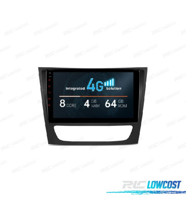 RADIO GPS ANDROID 11 PARA MERCEDES E W211 02-08 W219 CLS 02-08