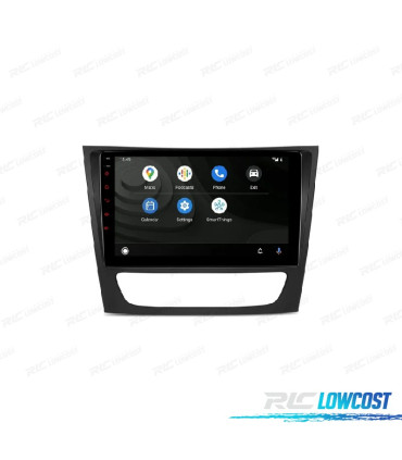 RADIO GPS ANDROID 11 PARA MERCEDES E W211 02-08 W219 CLS 02-08
