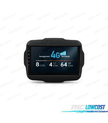 RADIO GPS ANDROID 14 PARA JEEP RENEGADE 15-20