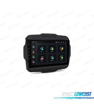 RADIO GPS ANDROID 14 PARA JEEP RENEGADE 15-20
